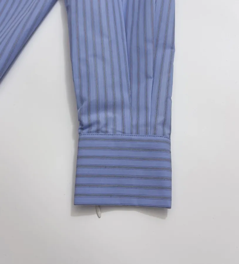Top Irregularmente Empalmado in Navy and Blue, product view 05