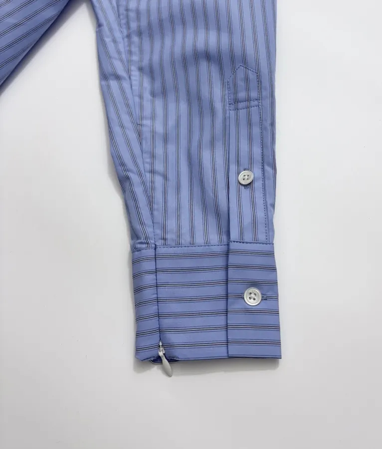 Top Irregularmente Empalmado in Navy and Blue, product view 12