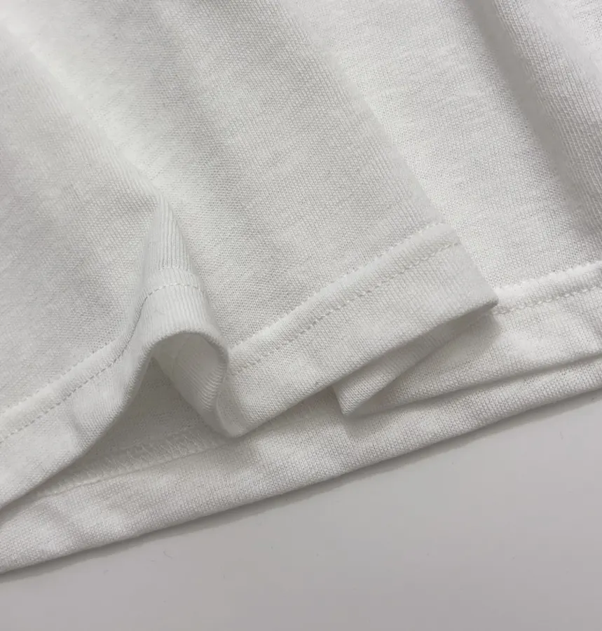 Graffiti Graphic Relaxed Long-Sleeve T-Shirt in White, product view 11