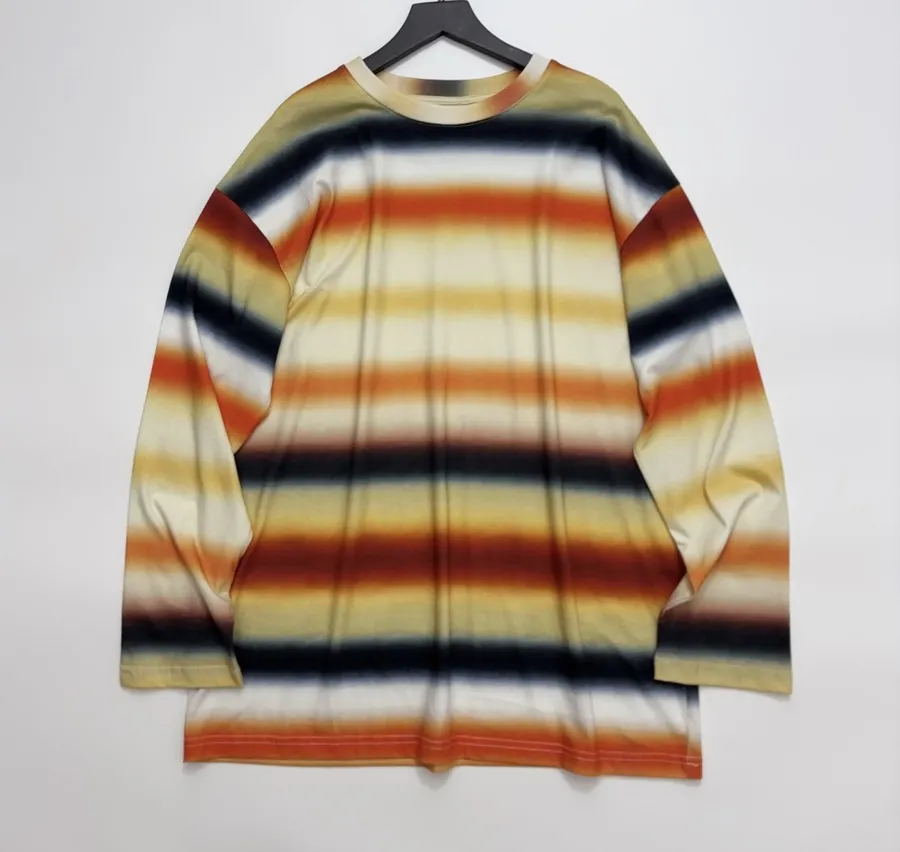 Relaxed Striped T-Shirt in Multicolor, product view 01