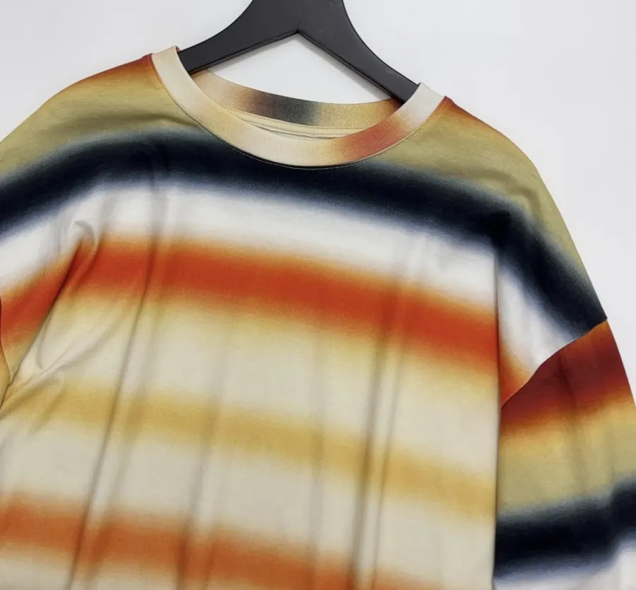 Relaxed Striped T-Shirt in Multicolor, product view 02