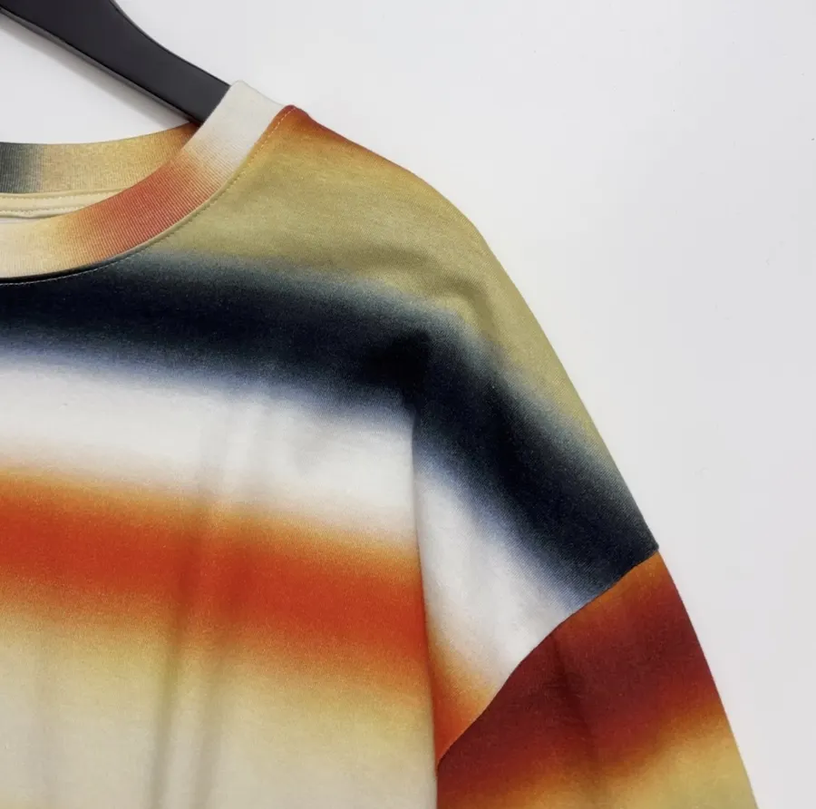 Relaxed Striped T-Shirt in Multicolor, product view 03
