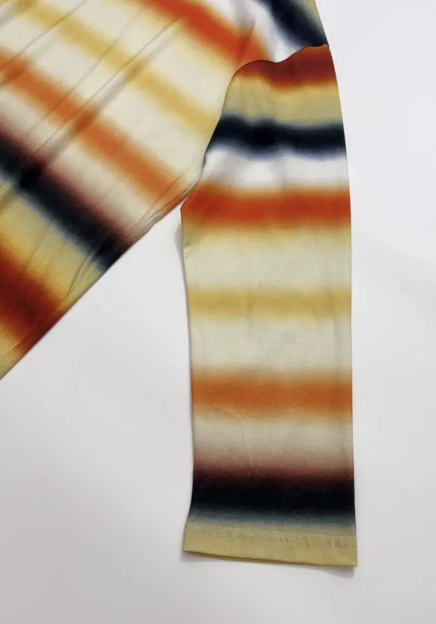 Relaxed Striped T-Shirt in Multicolor, product view 04