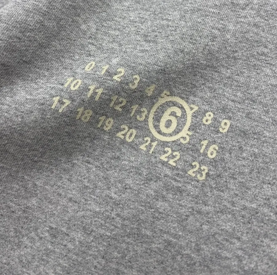 Gray Simple Letter Crewneck Loose Long-Sleeve Sweatshirt Top in Gray, product view 06