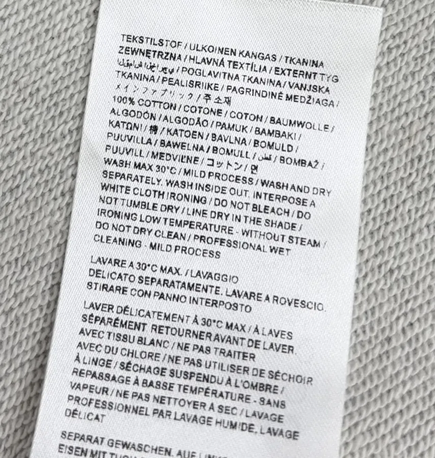 Gray Simple Letter Crewneck Loose Long-Sleeve Sweatshirt Top in Gray, product view 16
