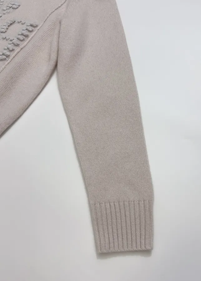 Colorblock Letter Crew-Neck Pullover Knitted Sweater in Taupe, product view 08