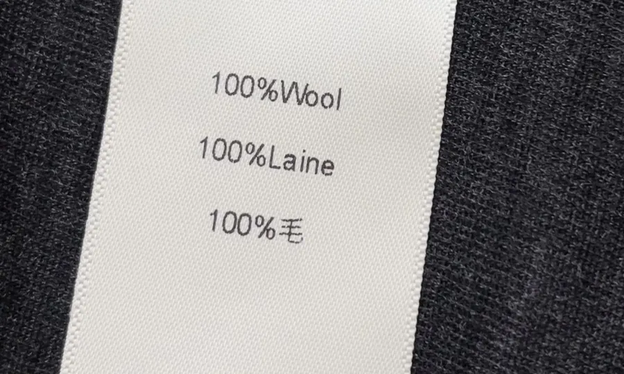 Solid Color Minimalist Wool Slim-Fit Pullover Bottoming Top in Black, product view 14