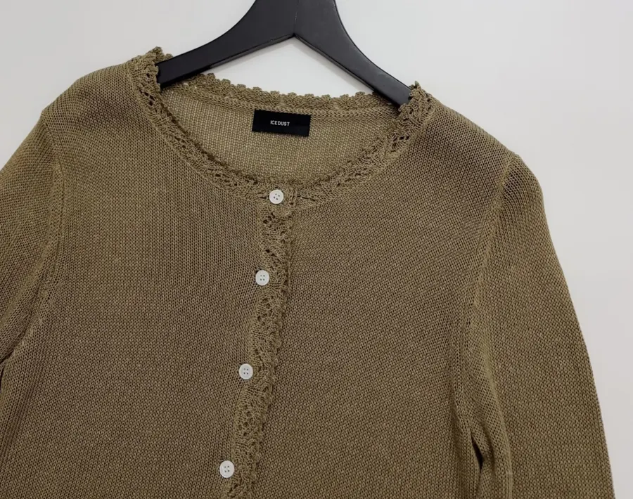 Cardigan + Knitted Sling in Taupe, product view 04
