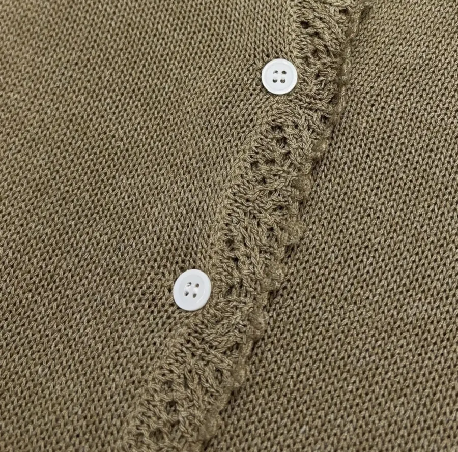 Cardigan + Knitted Sling in Taupe, product view 06