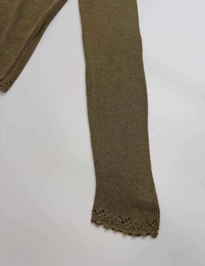 Cardigan + Knitted Sling in Taupe, product view 07