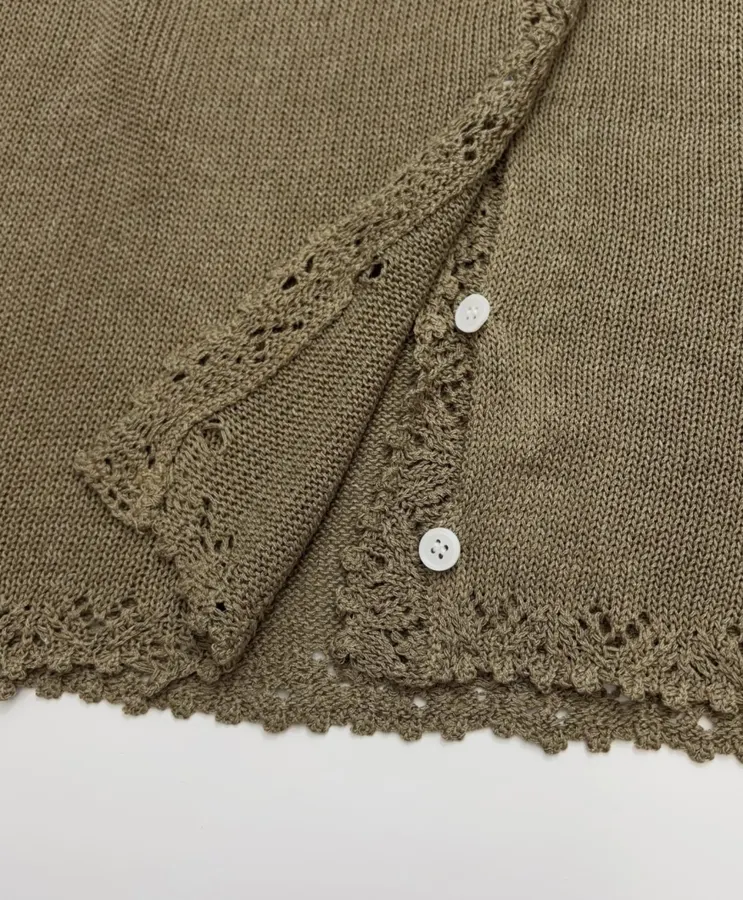 Cardigan + Knitted Sling in Taupe, product view 13