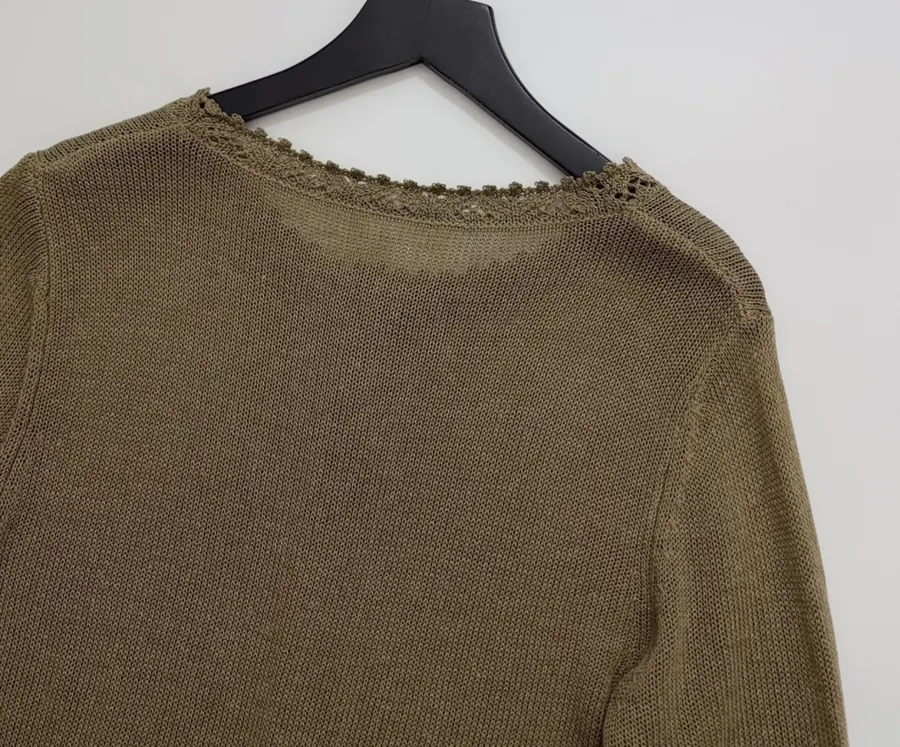 Cardigan + Knitted Sling in Taupe, product view 16