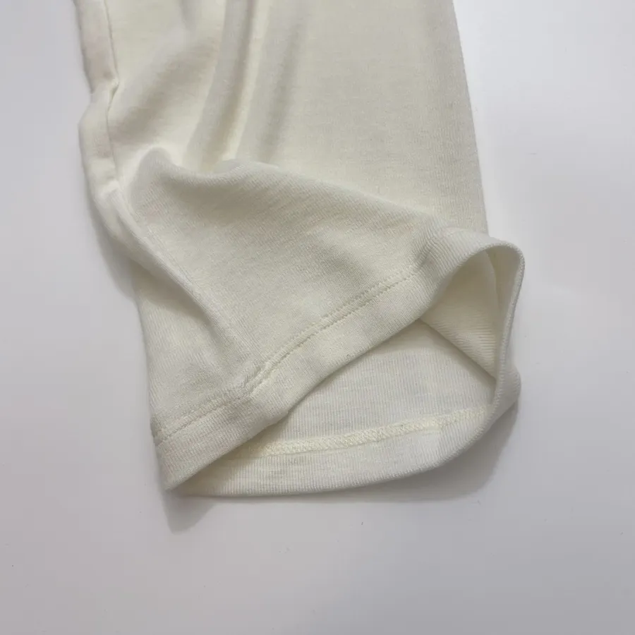 Retro Exquisite Printed Adventure Bunny Long-Sleeve T-Shirt in Off-White, product view 10