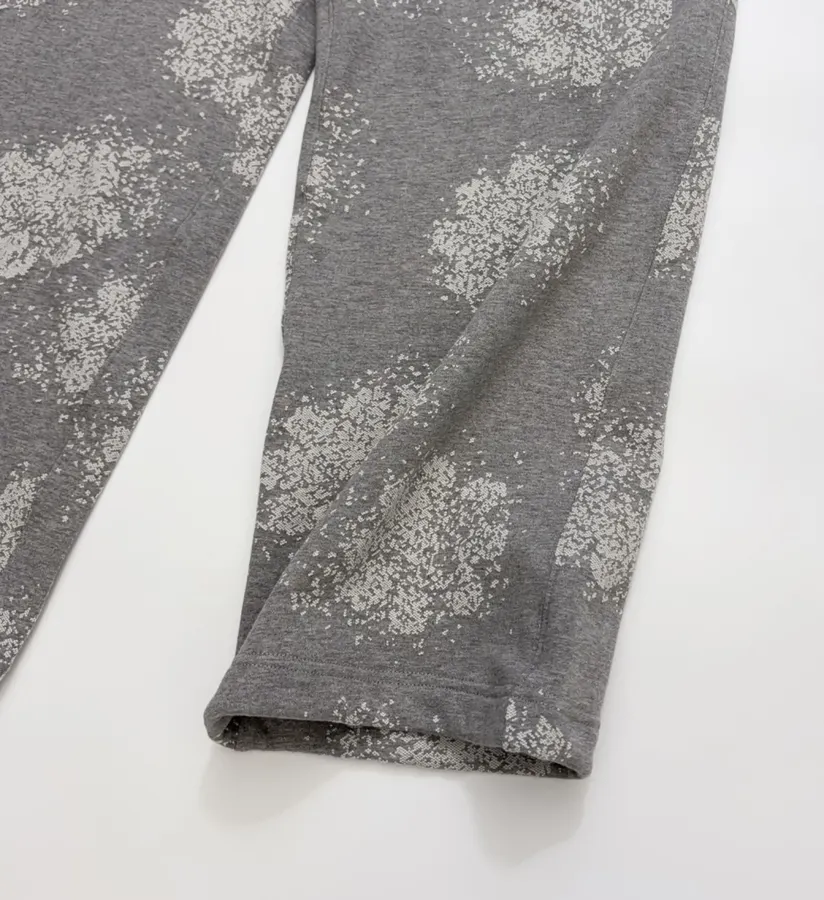 Casual Graffiti Casual Pants, Loose-Fit Long Pants in Gray, product view 11