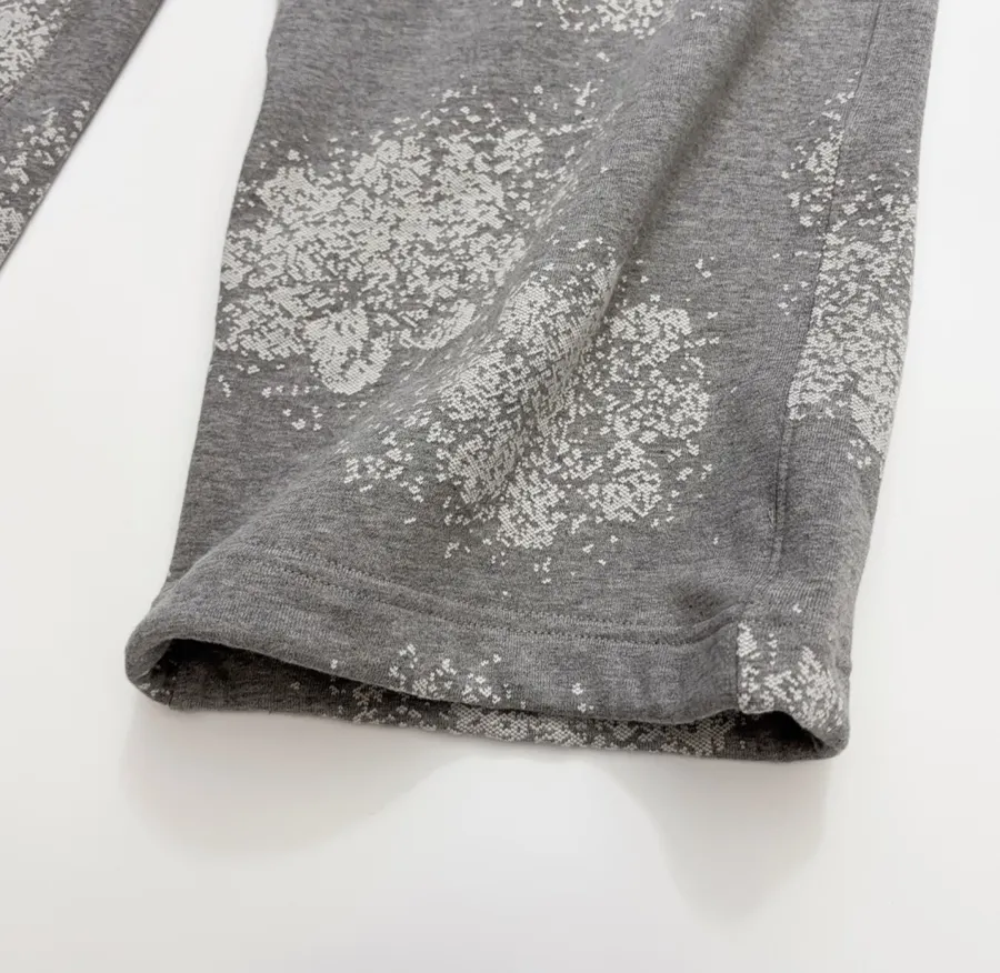 Casual Graffiti Casual Pants, Loose-Fit Long Pants in Gray, product view 12