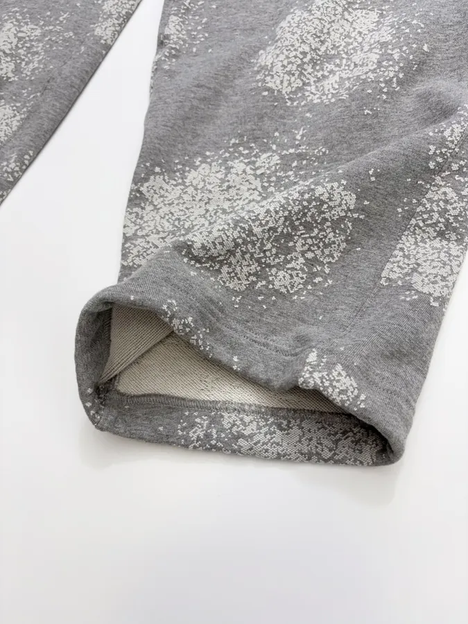 Casual Graffiti Casual Pants, Loose-Fit Long Pants in Gray, product view 16