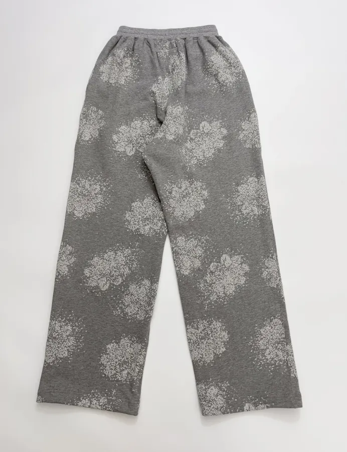 Casual Graffiti Casual Pants, Loose-Fit Long Pants in Gray, product view 17