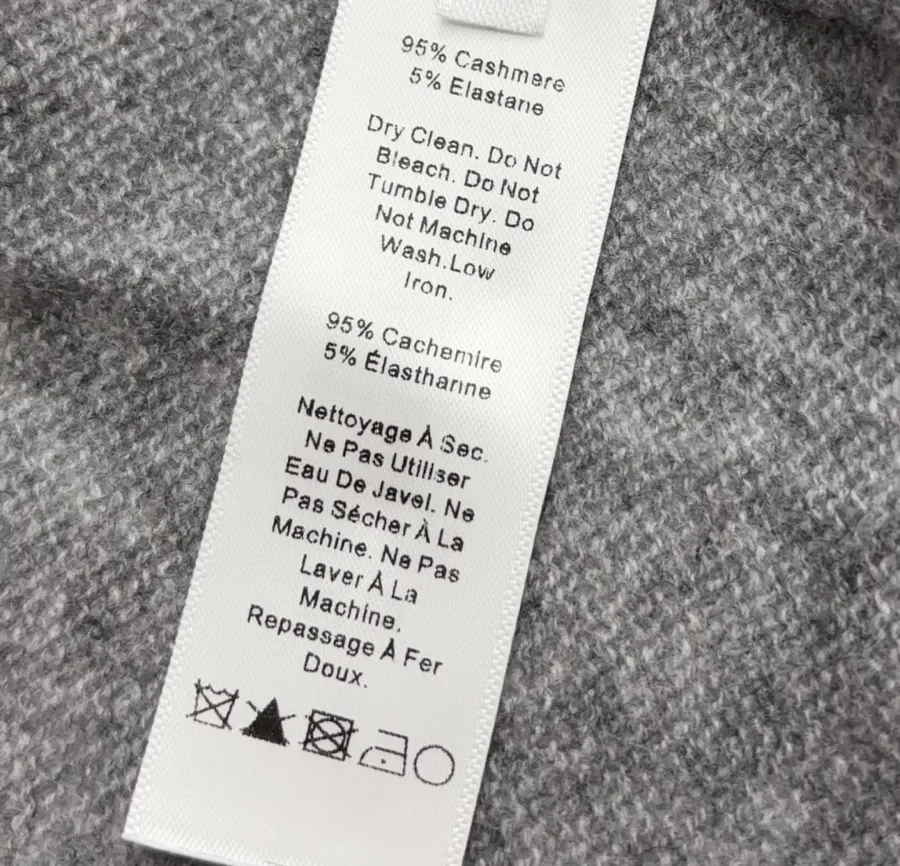 Grey Collared Short-Sleeve Knit Polo in Gray, product view 18