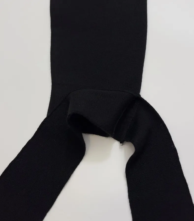 Black Irregular Design Double-C Logo Knitted Sweater in Black, product view 09