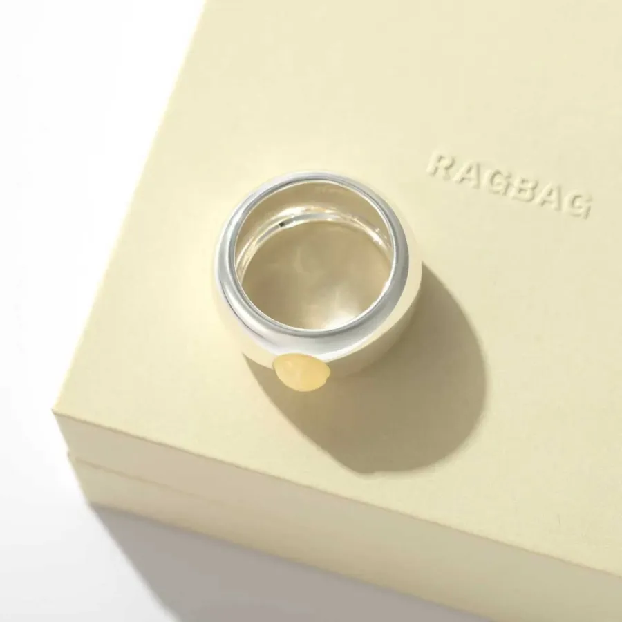 Minimal Sterling Silver Ring in Silver, product view 11