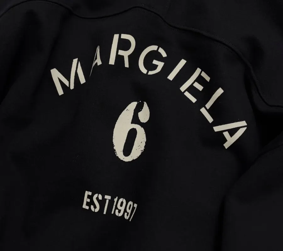 Black Hooded Loose-Fit Zip-Up Sweatshirt in Black, product view 17