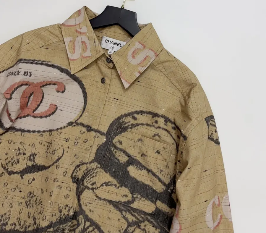 Shirt-Coat in Khaki, product view 02