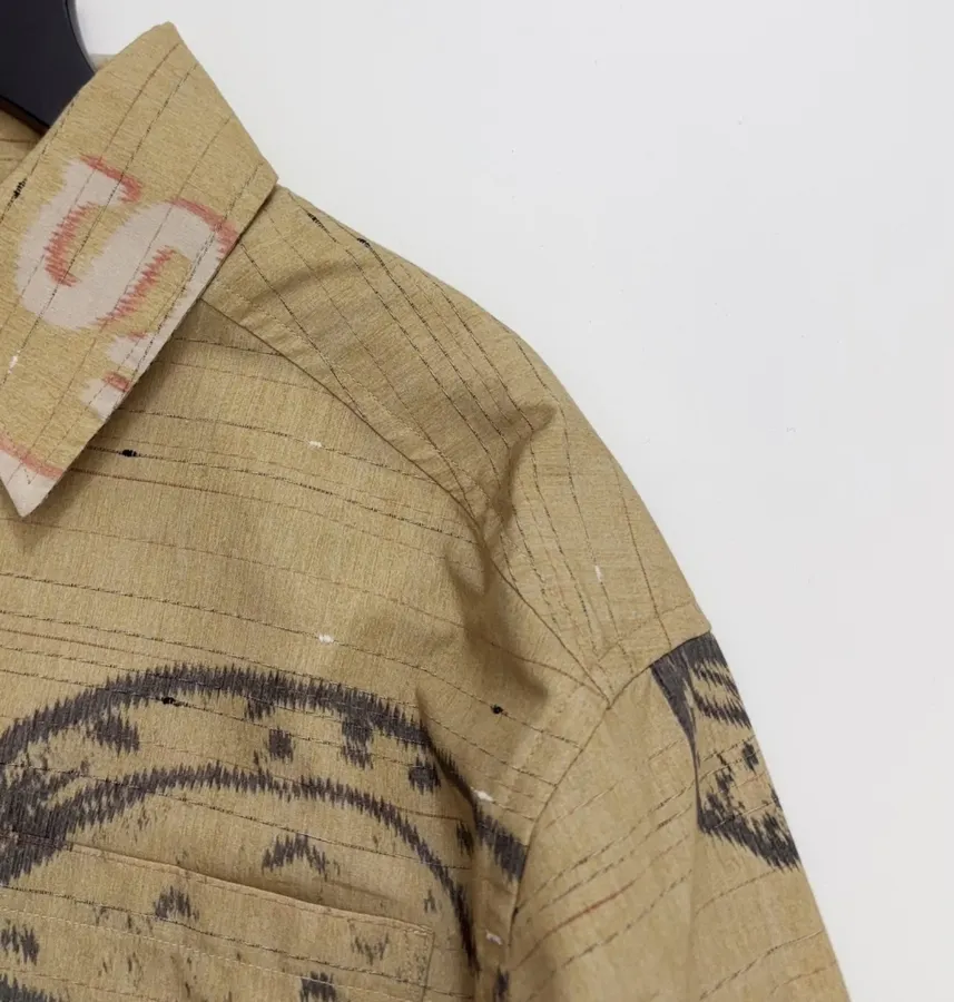 Shirt-Coat in Khaki, product view 03