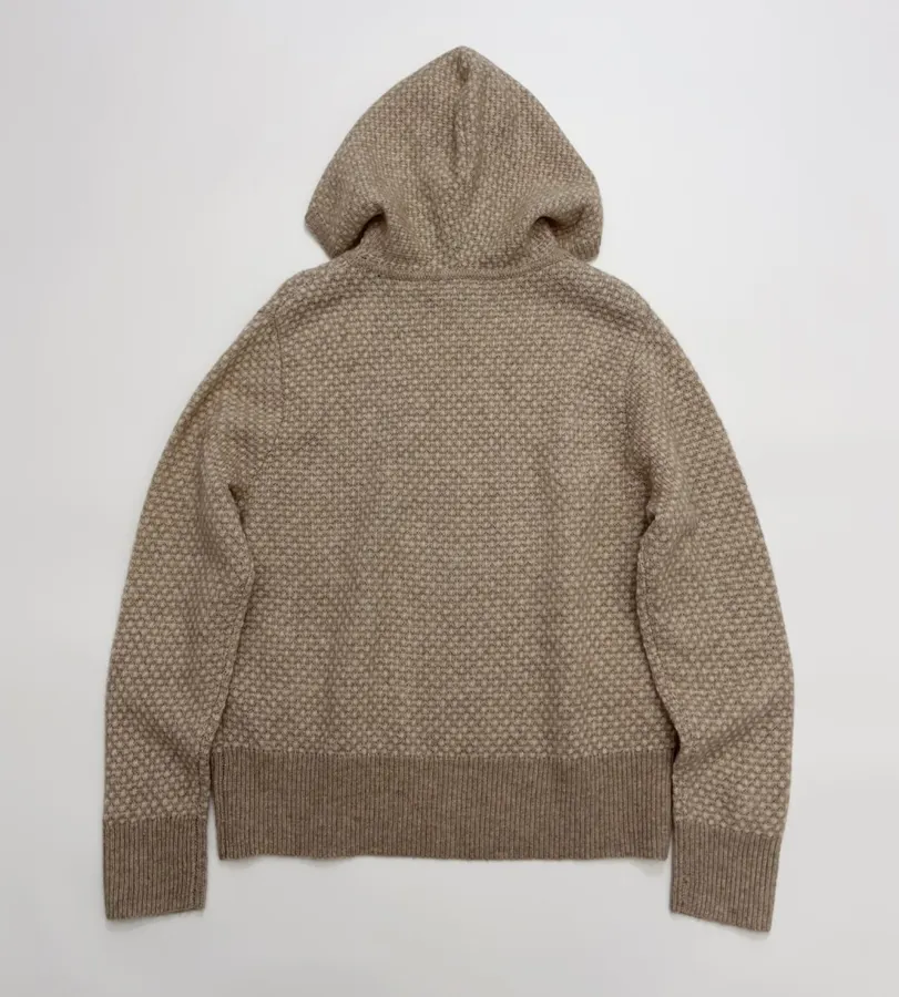 Long-Sleeve Knitted Loose-Fit Top in Taupe, product view 14