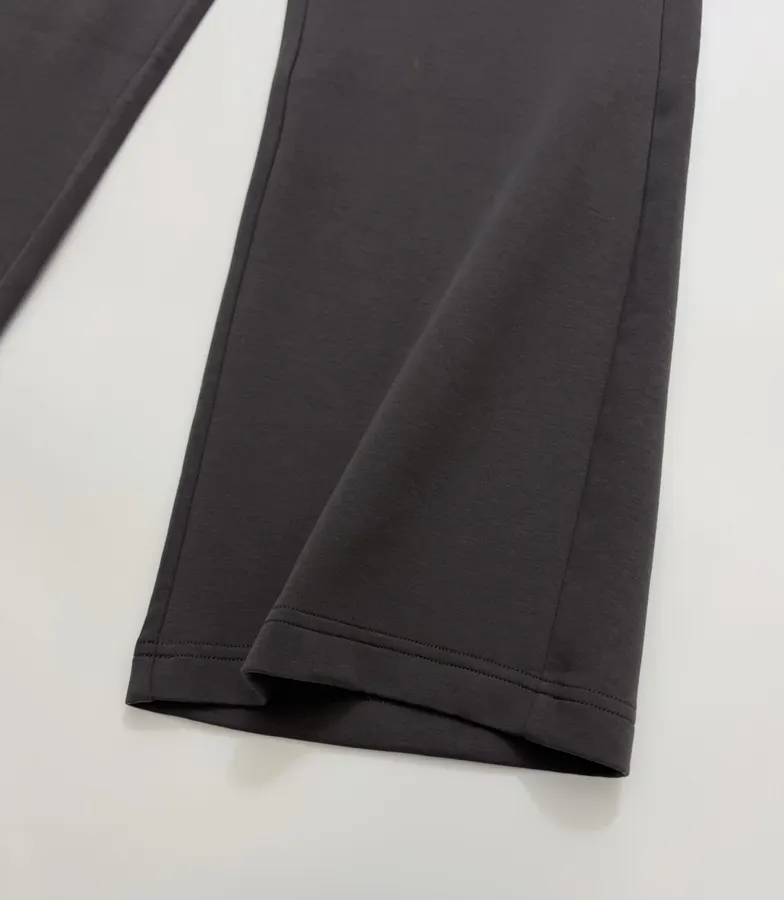 Loose Drawstring Long Pants, Casual Trousers in Black, product view 08