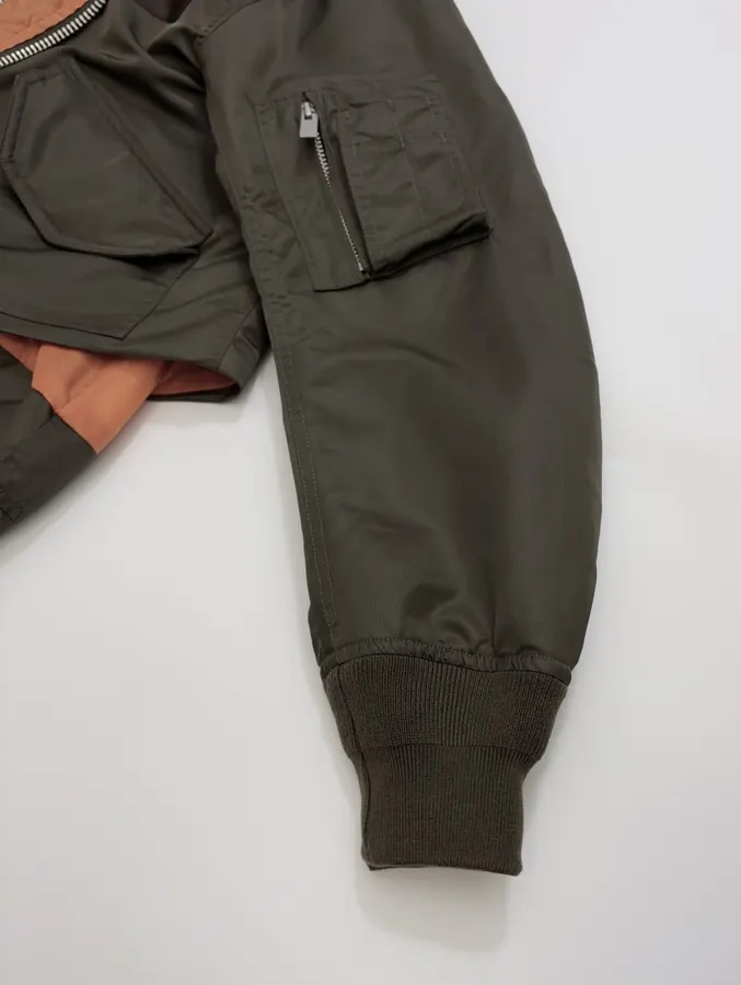 Jacket, Outerwear in Olive Green, product view 05