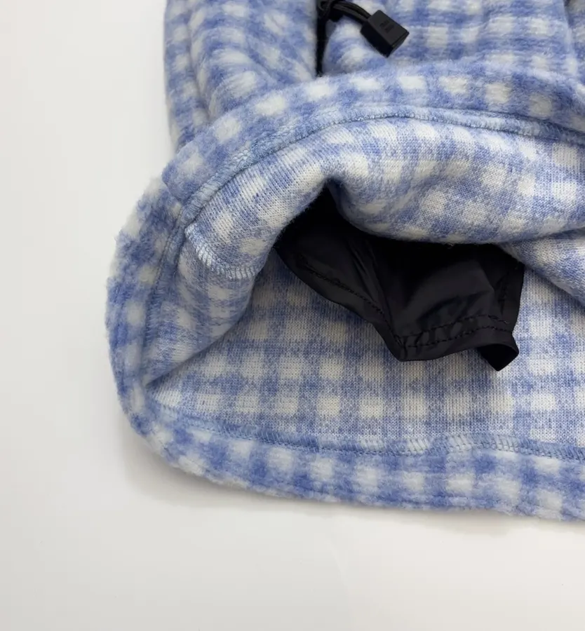 Plaid Skirt, Short Skirt in Blue and White, product view 13