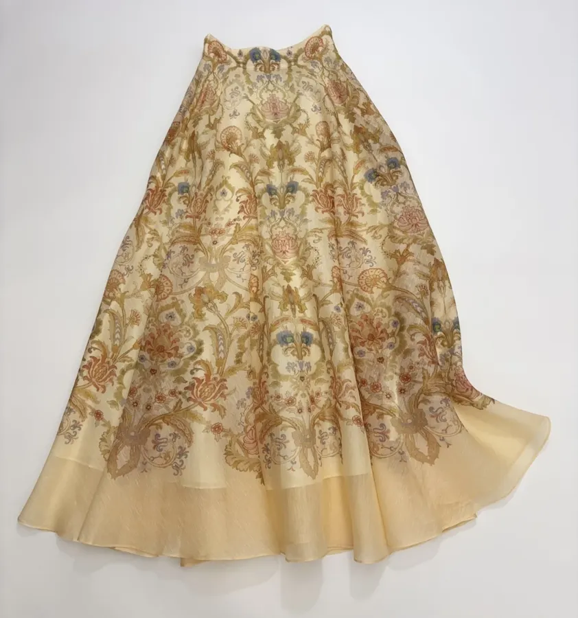 Long Skirt in Khaki, product view 02