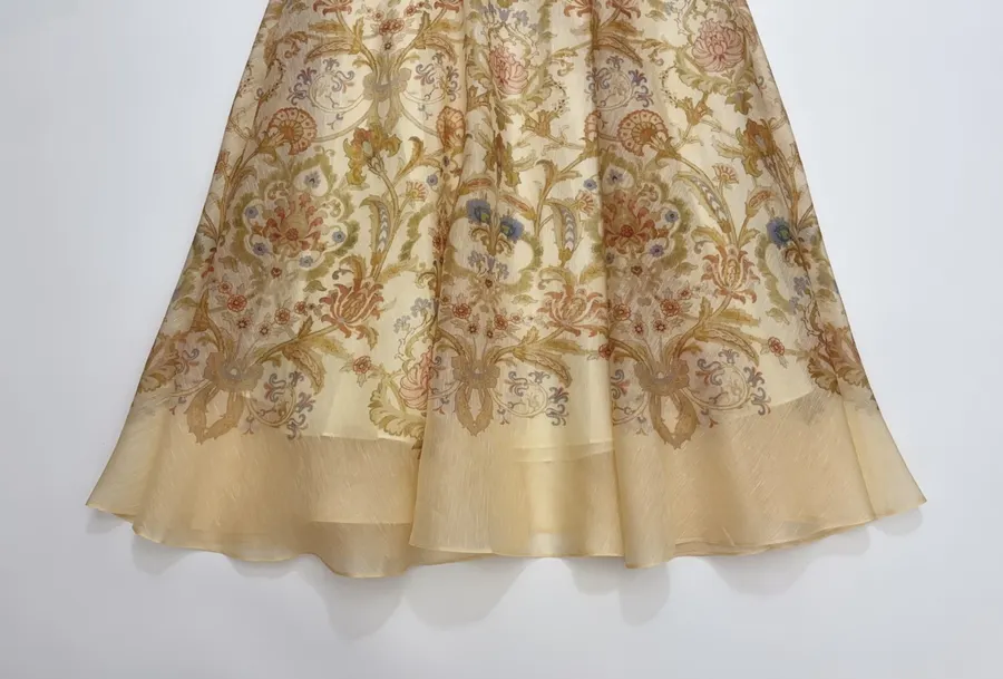 Long Skirt in Khaki, product view 08