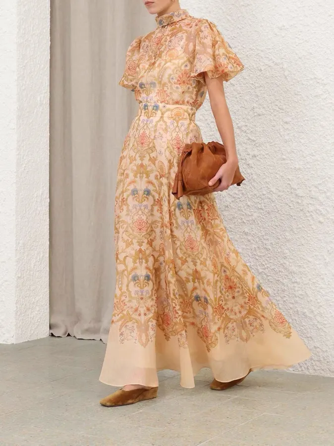Long Skirt in Khaki, product view 21