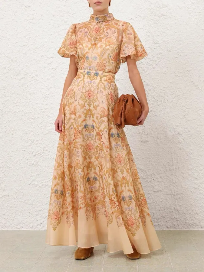 Long Skirt in Khaki, product view 22