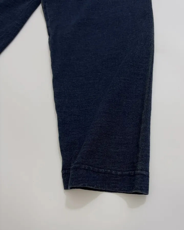 Navy Donkey-Embroidered Long-Sleeve T-Shirt in Navy, product view 07
