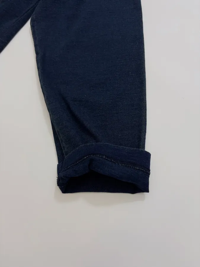 Navy Donkey-Embroidered Long-Sleeve T-Shirt in Navy, product view 08