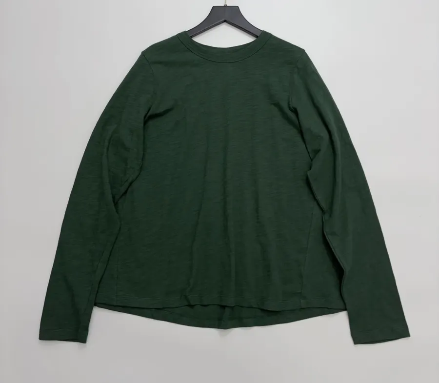 Casual Top in Dark Green, product view 01