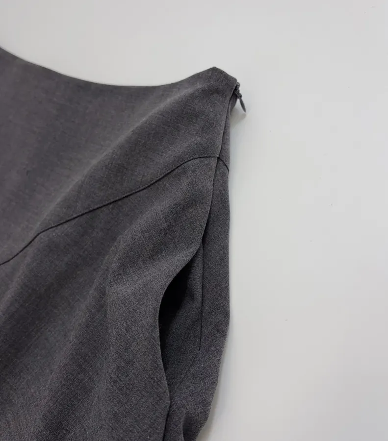 Irregular Skirt in Charcoal, product view 04