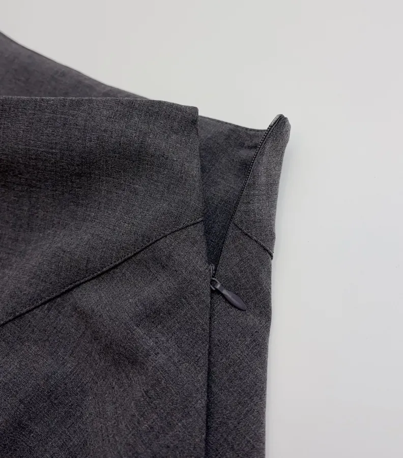 Irregular Skirt in Charcoal, product view 05