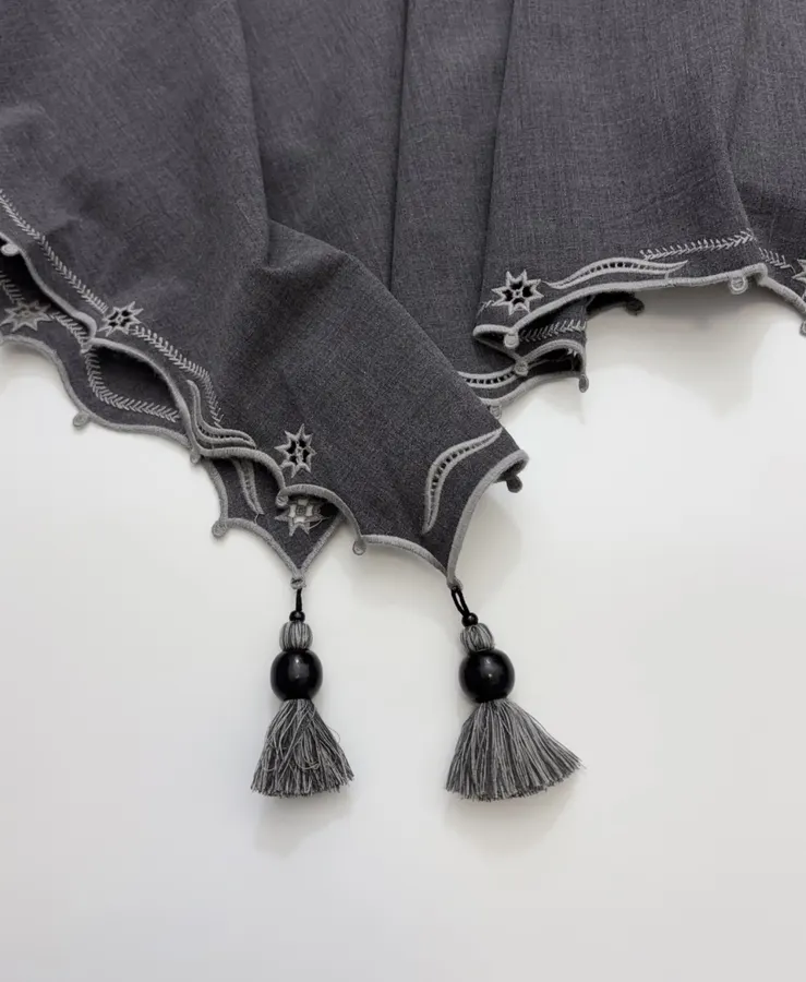 Irregular Skirt in Charcoal, product view 11