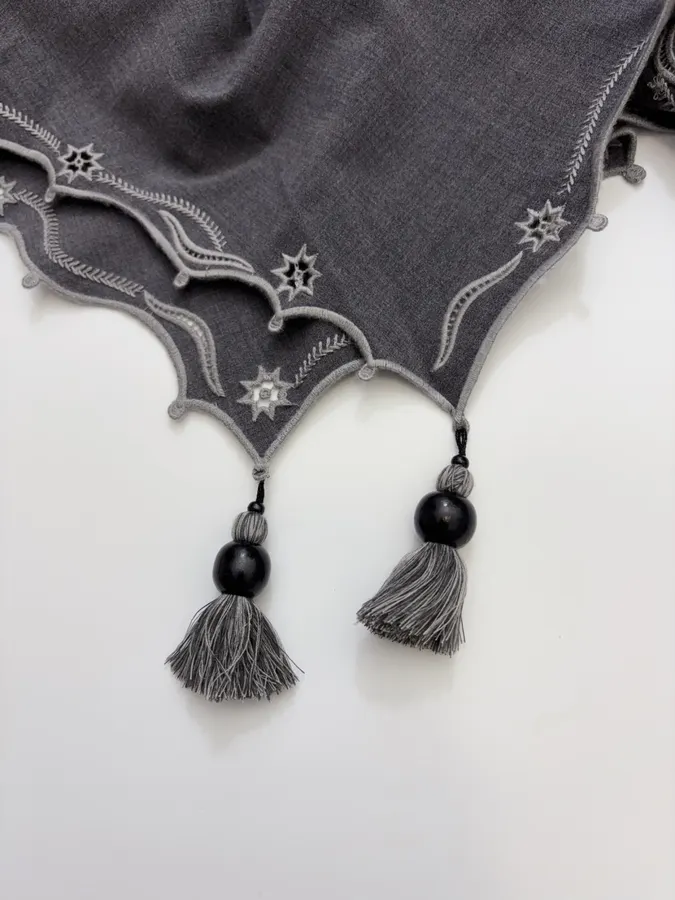 Irregular Skirt in Charcoal, product view 13