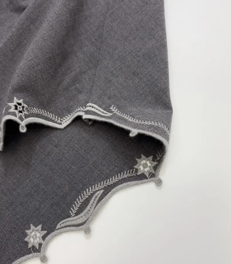 Irregular Skirt in Charcoal, product view 16