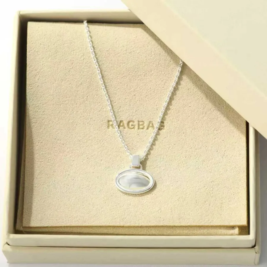 Minimal Metal Necklace in Gold and Silver, product view 20