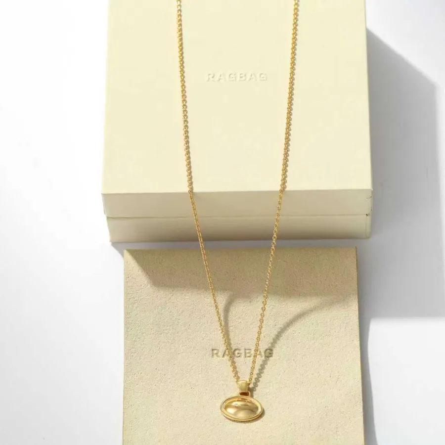 Minimal Metal Necklace in Gold and Silver, product view 27