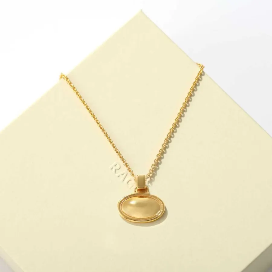 Minimal Metal Necklace in Gold and Silver, product view 31