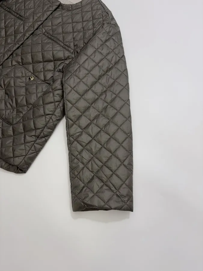 Brown Long-Sleeve Cardigan Jacket in Brown, product view 04