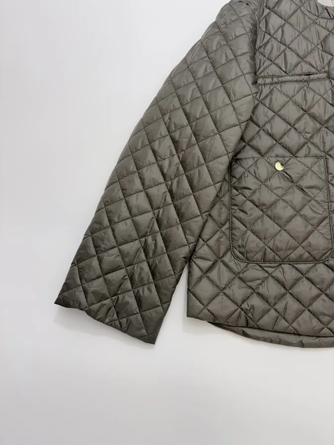 Brown Long-Sleeve Cardigan Jacket in Brown, product view 06