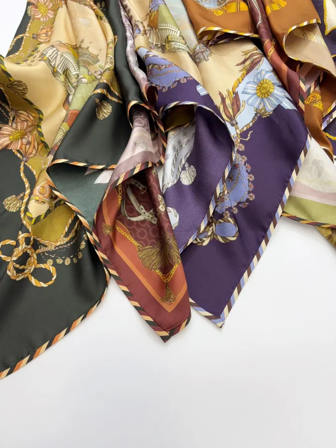 Multicolour Scarf-Panel Tie-Waist Maxi Skirt in Multicolor, product view 11