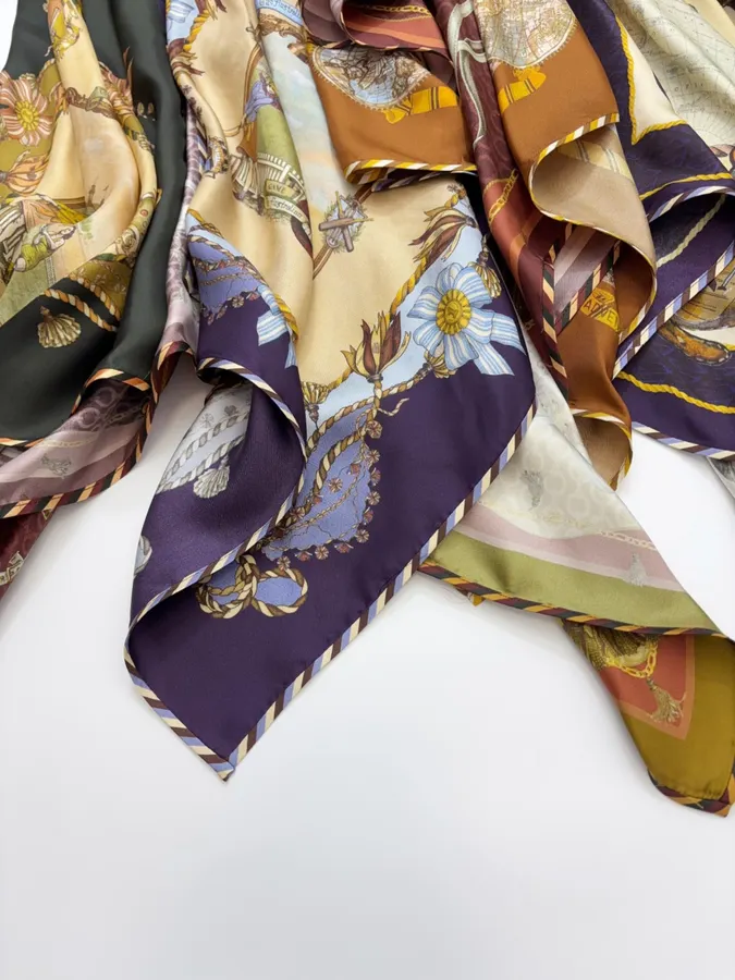 Multicolour Scarf-Panel Tie-Waist Maxi Skirt in Multicolor, product view 13